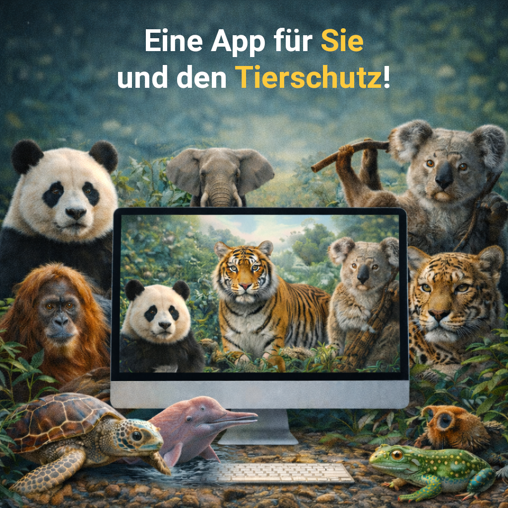 Eine App für Sie und den Tierschutz!