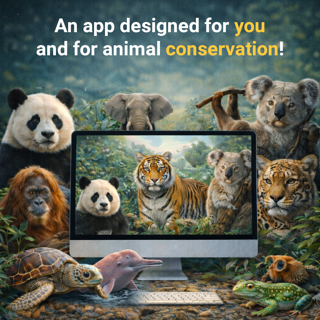 Une application faites pour vous et la conservation des animaux !
