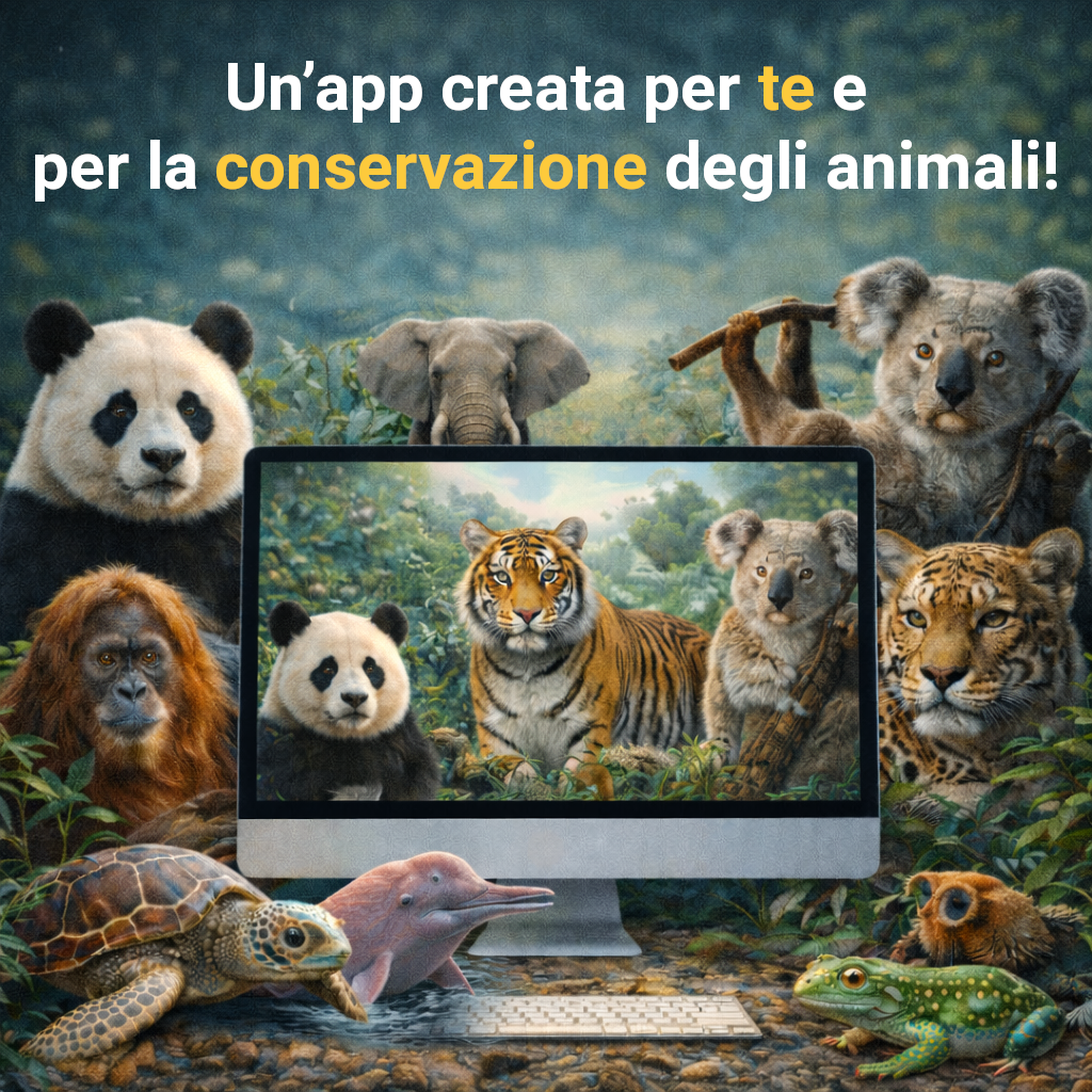 Un’app creata per te e per la conservazione degli animali!